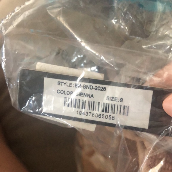 SKIMS Fits Everybody Bandeau Bra in Sienna - Picture 6 of 6